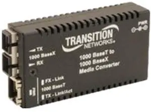 Transition Stand-Alone Mini Gigabit Ethernet Media Converter - me ...