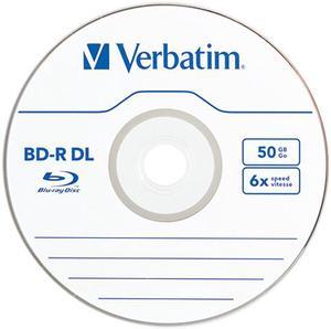 VERBATIM CORPORATION 98356 25PK BD-R DL 6X 50GB SPINDLE