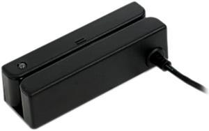 BLACK, WITH DATA EDITING CAPABILITY, MAGNETIC STRIPE READER, USB WITH RS232 EMUL