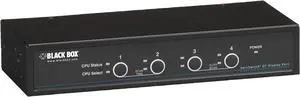 Black Box KV9704A DT Series DT KVM Switch DisplayPort with USB and Audio - 4-Port