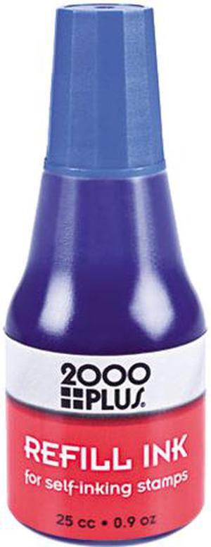 2000 PLUS 2000 PLUS Self-Inking Refill Ink, Blue, .9 oz Bottle