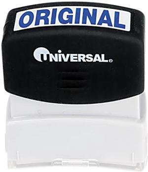 Universal Message Stamp, ORIGINAL, Pre-Inked/Re-Inkable, Blue