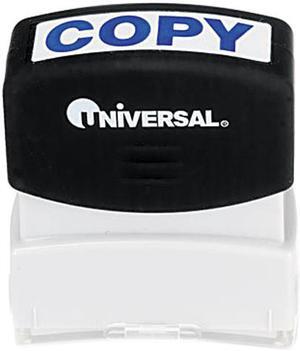 Universal Message Stamp, COPY, Pre-Inked/Re-Inkable, Blue
