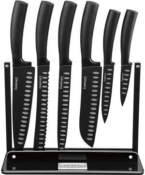 1pc Stainless Steel 6-slot Universal Knife Block, High-end Kitchen Knife  Holder Without Knives