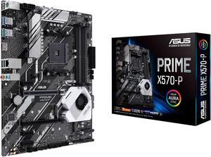 ASUS Prime X570-P Ryzen 3 AM4 with PCIe Gen4, Dual M.2 HDMI, SATA 6Gb/s USB 3.2 Gen 2 ATX Motherboard