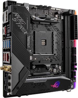 ASUS ROG Strix X570-I Gaming, X570 Mini-ITX Gaming Motherboard, AMD Ryzen 3000 with PCIe 4.0, WiFi 6 (802.11ax), Intel Gigabit Ethernet, SATA 6Gb/s