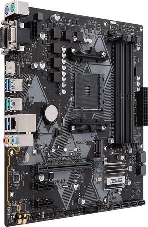 ASUS PRIME B450M-A (90MB0YR0-M0EAY0) AM4 AMD B450 SATA 6Gb/s USB 3.1 HDMI Micro ATX AMD Motherboard