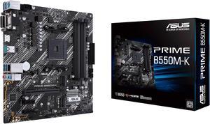 ASUS PRIME B550M-K AM4 AMD B550 SATA 6Gb/s USB 3.0 HDMI Micro ATX AMD Motherboard