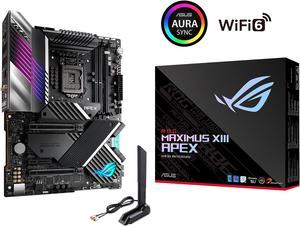 ASUS ROG Maximus XIII Apex (WiFi 6E) Z590 LGA 1200 (Intel 11th/10th Gen) ATX Gaming Motherboard (PCIe 4.0, 18 Power Stages, Intel 2.5 Gb Ethernet, 4 x M.2, USB 3.2 Gen 2x2, Aura Sync RGB)