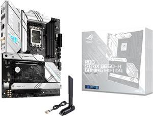 ASUS ROG STRIX B660-A GAMING WIFI D4 LGA 1700 (Intel 12th & 13th Gen) ATX Gaming Motherboard (PCIe 5.0, 12+1 power stages, WiFi 6, 2.5 Gb LAN, 3xM.2 slots with heatsinks, PCIe 4.0 NVMe SSD support)