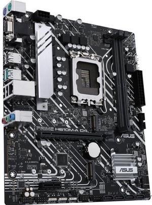 ASUS PRIME H610M-A D4 LGA 1700 Intel H610 SATA 6Gb/s Micro ATX Intel Motherboard