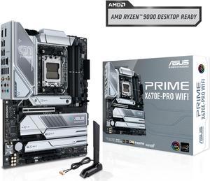 ASUS PRIME X670EPRO WIFI AMD X670 AM5 Ryzen Desktop 9000 8000  7000 ATX motherboard with PCIe 50 four M2 slots DDR5 slots USB 32 Gen 2x2 TypeC USB4 support WIFI 6E and 25G Ethernet