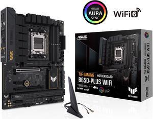 ASUS TUF GAMING B650-PLUS WIFI Socket AM5 (LGA 1718) Ryzen 7000 ATX gaming motherboard(14 power stages, PCIe 5.0 M.2 support, DDR5 memory, 2.5 Gb Ethernet, WiFi 6, USB4® support and Aura Sync)