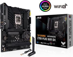 ASUS TUF Gaming Z790-Plus WiFi D4 LGA 1700(Intel14th & 13th &12th Gen) ATX gaming motherboard(PCIe 5.0, DDR4,4xM.2 Slots,16+1 DrMOS, WiFi 6,Intel  2.5Gb LAN, front USB 3.2 Gen 2 Type-C®, Thunderbolt 4