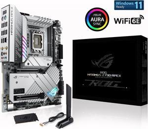 ASUS ROG Maximus Z790 Apex (WiFi 6E) LGA 1700 (Intel12th&13th Gen) ATX Gaming Motherboard (PCIe 5.0, DDR5, 24+0 Power Stages, DDR5, 5x M.2, 2xPCIe 5.0 M.2, PCIe 5.0 Hyper M.2 Card Bundled)