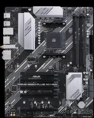ASUS Prime B550-PLUS AC-HES AMD AM4 (Ryzen 5000/4000G/3000) ATX Motherboard (PCIe 4.0, WiFi 5, Dual M.2, 1Gb LAN, USB 3.2 Gen 2 Type-C, HDMI/DP, Aura Sync ARGB) ASUS Prime B550-PLUS AC-HES AMD AM4 (Ryzen 5000/4000G/3000) ATX Motherboard (PCIe 4.0, WiFi 5, Dual M.2, 1Gb LAN, USB 3.2 Gen 2 Type-C, HDMI/DP, Aura Sync ARGB)