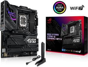 ASUS ROG Strix Z790-E Gaming WiFi II  LGA 1700(Intel 14th, Intel 13th & 12th Gen) DDR5 ATX gaming motherboard(PCIe 5.0 NVMe SSD slot with M.2 Combo-Sink,18+1+2 ower stages,2.5 Gb LAN