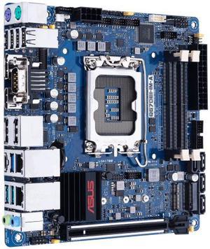 ASUS mini-ITX motherboard LGA1700 Socket for 12th/13th/14th Generation Processors, 2 x DDR5 SO-DIMM slots, PCIe Gen 5.0, DP, HDMI, USB 3.2 Gen2, 6 x COM