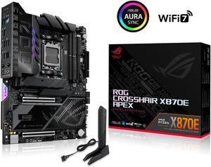 ASUS ROG CROSSHAIR X870E APEX AMD X870E AM5 ATX motherboard, Advanced AI PC-ready, 18+2+2 stages, DDR5, ROG Memory Fan, ROG DIMM.2 Card, Wi-Fi 7, 5G LAN, 3x M.2, PCIe® 5.0, USB4® , USB Type-C®, AI OC ASUS ROG CROSSHAIR X870E APEX AMD X870E AM5 ATX motherboard, Advanced AI PC-ready, 18+2+2 stages, DDR5, ROG Memory Fan, ROG DIMM.2 Card, Wi-Fi 7, 5G LAN, 3x M.2, PCIe® 5.0, USB4® , USB Type-C®, AI OC