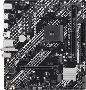 ASUS PRIME B550M-K WIFI AM4 mATX motherboard, DDR4, PCIe 4.0, 2xM.2, WiFi 6, 1Gb Ethernet, DisplayPort, HDMI, rear and front USB 5Gbps Type-A, SATA 6 Gbps, Aura Sync ASUS PRIME B550M-K WIFI AM4 mATX motherboard, DDR4, PCIe 4.0, 2xM.2, WiFi 6, 1Gb Ethernet, DisplayPort, HDMI, rear and front USB 5Gbps Type-A, SATA 6 Gbps, Aura Sync
