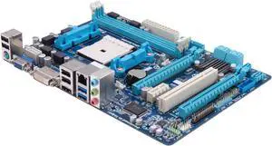 GIGABYTE GA-F2A85XM-HD3 FM2 AMD A85X (Hudson D4) USB 3.0 HDMI Micro ATX AMD Motherboard with UEFI BIOS