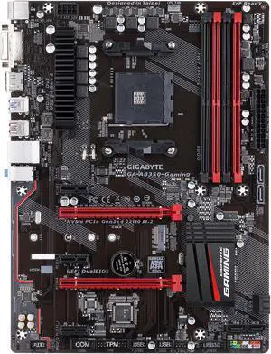 GIGABYTE GA-AB350-Gaming (rev. 1.0) AM4 AMD B350 USB 3.1 HDMI ATX AMD Motherboard