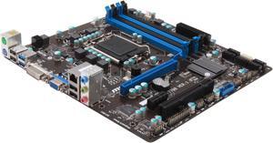 MSI B75MA-P45 LGA 1155 Intel B75 USB 3.0 Micro ATX Intel Motherboard with UEFI BIOS