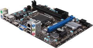 MSI H61M-E33/W8 LGA 1155 Intel H61 HDMI Micro ATX Intel Motherboard with UEFI BIOS