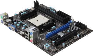MSI FM2-A55M-E33 FM2 AMD A55 (Hudson D2) HDMI Micro ATX AMD Motherboard with UEFI BIOS
