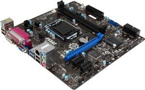 MSI H81M-P33 V2 LGA 1150 Intel H81 USB 3.0 Micro ATX Intel Motherboard