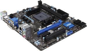 MSI A88XM-E35 FM2+ / FM2 AMD A88X (Bolton D4) USB 3.0 HDMI Micro ATX AMD Motherboard