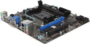 MSI A55M-E35 FM2+ / FM2 AMD A55 (Hudson D2) HDMI Micro ATX AMD Motherboard