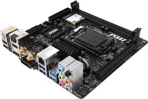 MSI H97I AC LGA 1150 Intel H97 HDMI SATA 6Gb/s USB 3.0 Mini ITX Intel Motherboard