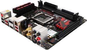 MSI Z170I Gaming Pro AC LGA 1151 Intel Z170 HDMI SATA 6Gb/s USB 3.1 Mini ITX Intel Motherboard