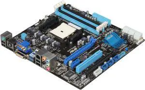 ASUS F1A75-M FM1 AMD A75 (Hudson D3) USB 3.0 HDMI Micro ATX AMD Motherboard with UEFI BIOS