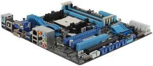 ASUS F1A75-M PRO/CSM FM1 AMD A75 (Hudson D3) USB 3.0 HDMI Micro ATX AMD Motherboard with UEFI BIOS