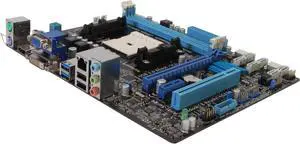 ASUS A85XM-A FM2 AMD A85X (Hudson D4) USB 3.0 HDMI Micro ATX AMD Motherboard