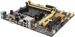ASUS A88XM-A FM2+ AMD A88X (Bolton D4) USB 3.0 HDMI Micro ATX AMD Motherboard with UEFI BIOS