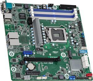 AsRock Rack E3C252D4U Micro ATX Server Motherboard LGA 1200 Intel C252