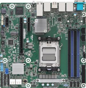 AsRock Rack B650D4U-2L2T/BCM Micro-ATX Server Motherboard Single Socket AMD Ryzen 7000 series Processors (LGA 1718) B650E PCIe 5.0 Dual 10G Lan