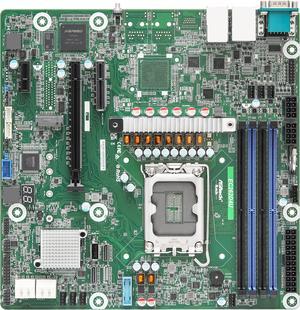 ASRock Rack Server Motherboard EC262D4U Micro-ATX Single Socket V1 (LGA 1700) Intel Xeon E-2400 series C262