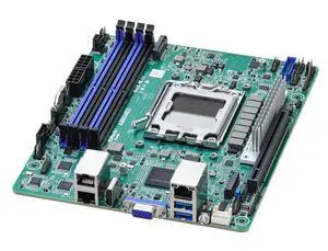 ASRock Rack Server Motherboard AM5D4ID2 Deep mini-ITX Single Socket AMD EPYC 4005/4004 and AMD Ryzen 9000/8000/7000 Series Processors - OEM
