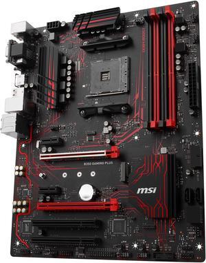 MSI PERFORMANCE GAMING B350 GAMING PLUS AM4 AMD B350 SATA 6Gb/s USB 3.1 HDMI ATX AMD Motherboard