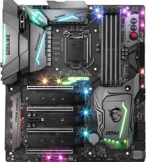 MSI Z370 GODLIKE GAMING LGA 1151 (300 Series) Intel Z370 USB 3.1 Extended ATX Intel Motherboard