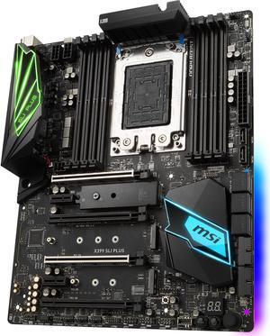 MSI X399 SLI PLUS sTR4 AMD X399 SATA 6Gb/s USB 3.1 ATX Motherboards - AMD
