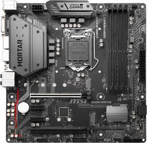 MSI ARSENAL GAMING B360M MORTAR LGA 1151 (300 Series) Intel B360 SATA 6Gb/s Micro ATX Intel Motherboard