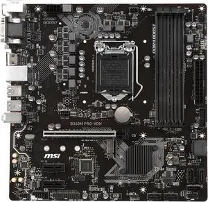 MSI PRO B365M PRO-VDH LGA 1151 (300 Series) Micro ATX Intel