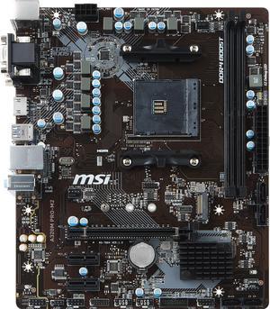 MSI A320M PRO-M2 AM4 AMD A320 USB 3.1 HDMI Micro ATX AMD Motherboard