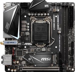 MSI MPG Z390I GAMING EDGE AC LGA 1151 (300 Series) Intel Z390 HDMI SATA 6Gb/s USB 3.1 Mini ITX Intel Motherboard