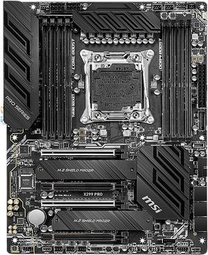 MSI PRO X299 PRO LGA 2066 Intel X299 SATA 6Gb/s ATX Intel Motherboard